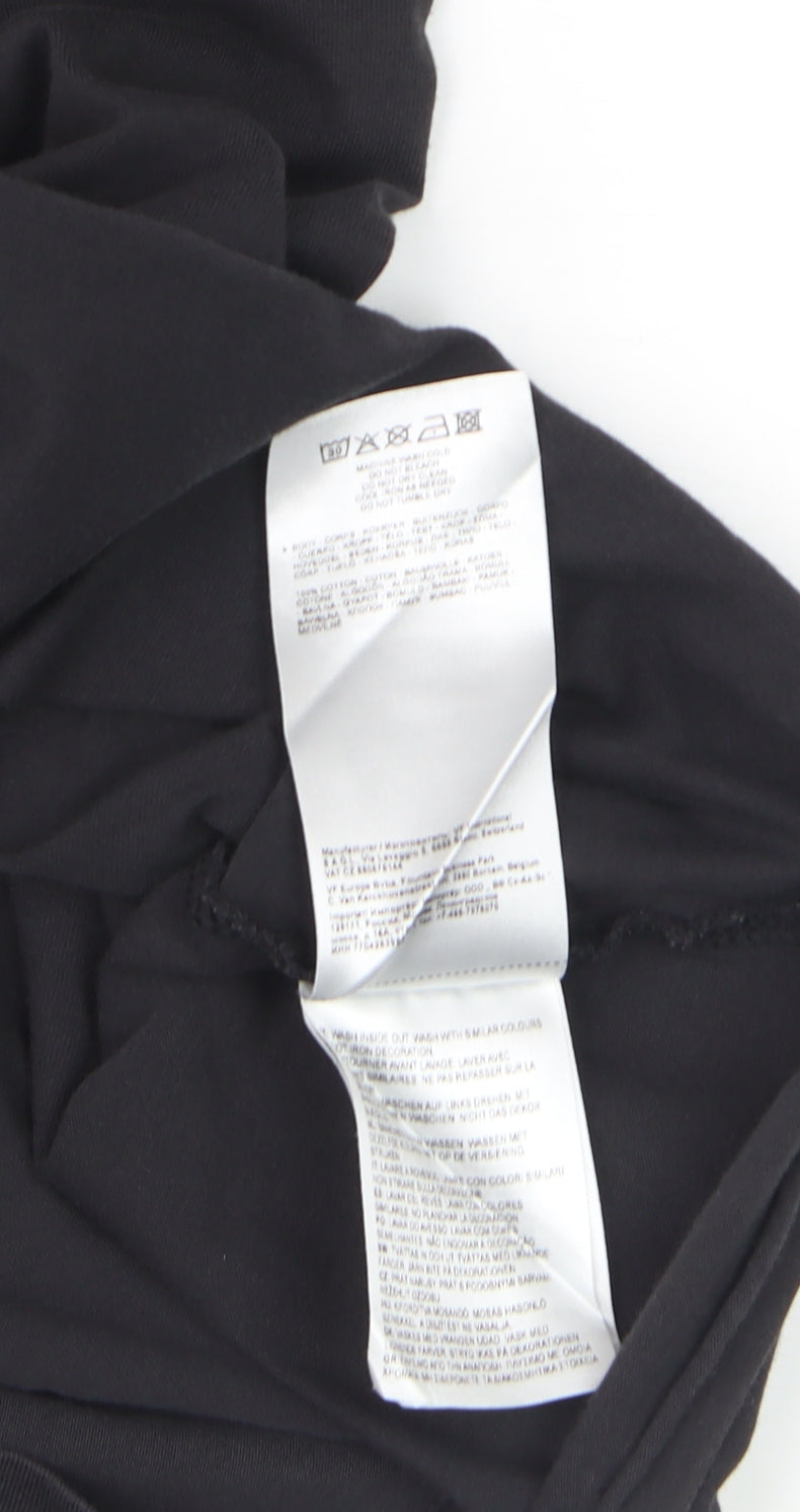 Dickies Men's Black Large Logo Workwear Short Sleeve T-Shirt