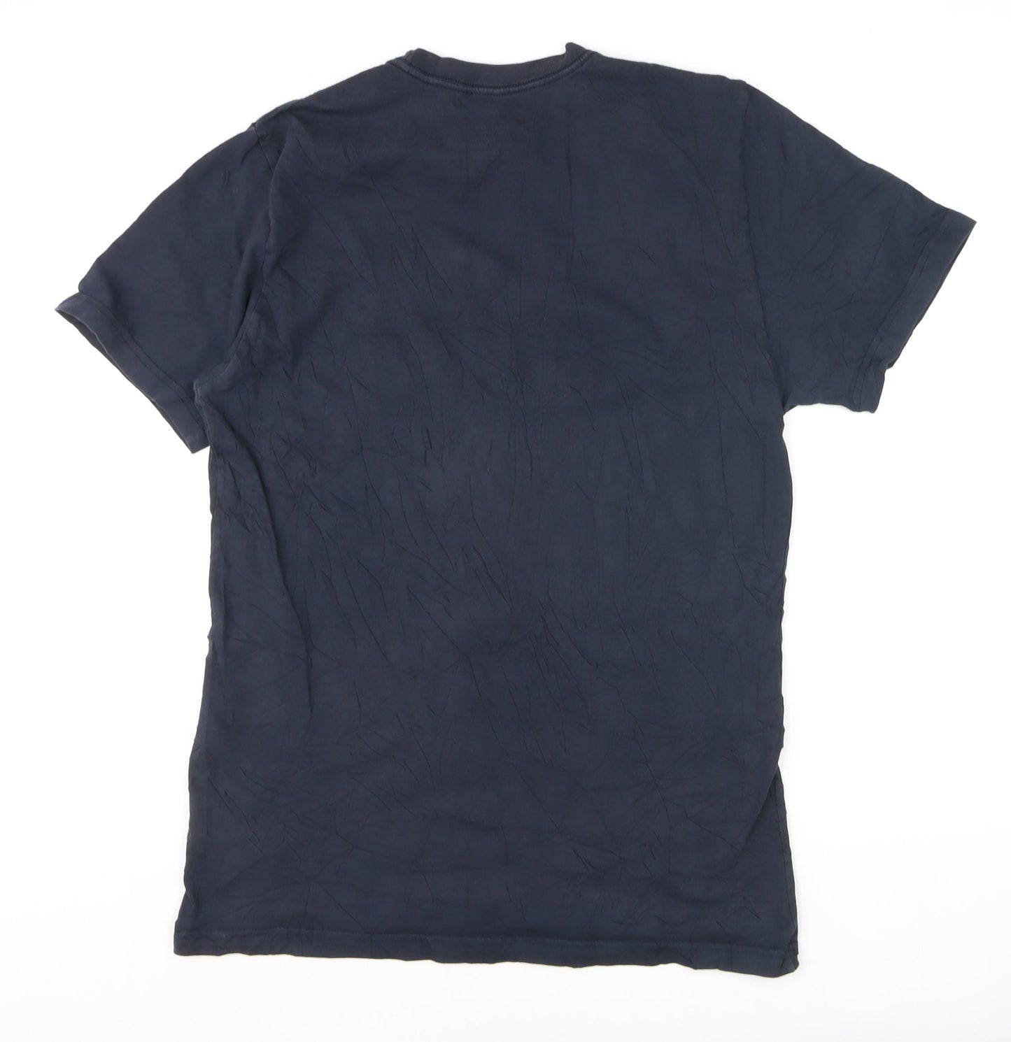 Nike Men's Blue Regular Fit Graphic Logo T-Shirt Size L