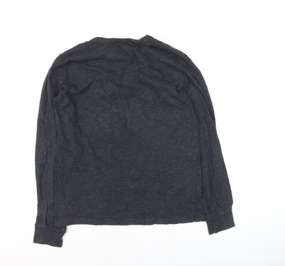 Polo Ralph Lauren Men's Black Long Sleeve Cotton Top Size S
