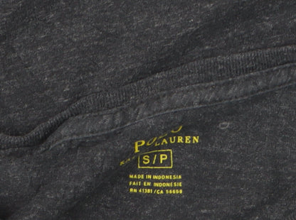 Polo Ralph Lauren Men's Black Long Sleeve Cotton Top Size S
