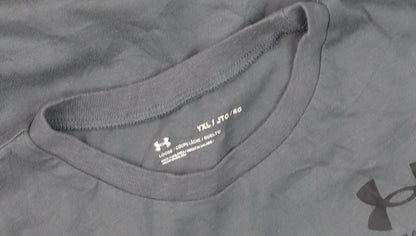 Under Armour Boys Grey XL Short Sleeve Crew Neck Sports T-Shirt