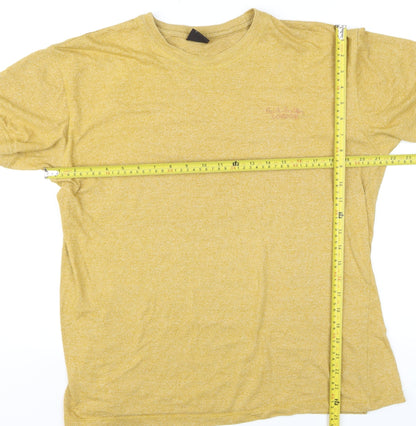 Paul Smith Men’s Yellow XL Cotton Crew Neck T-Shirt