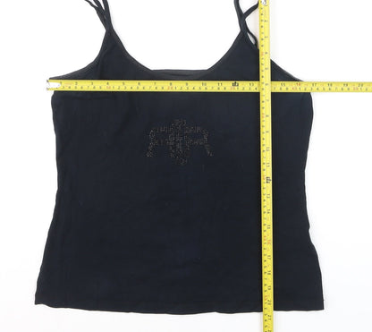River Island Women’s Black Size 14 Camisole Tank Top