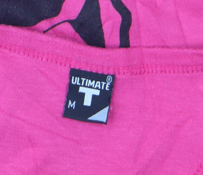 Ultimate T Womens Pink Cotton Racerback Tank Top Size M