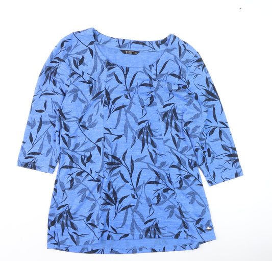 Womens UK Size 10/12 TIGI Blue Pullover Jumper