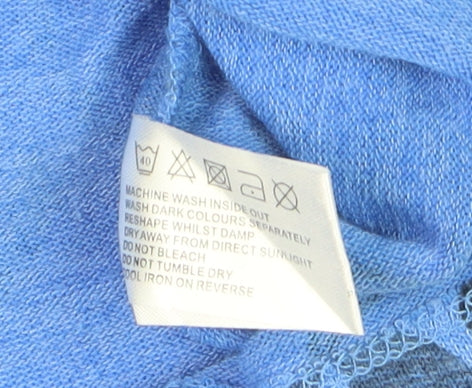 Womens UK Size 10/12 TIGI Blue Pullover Jumper