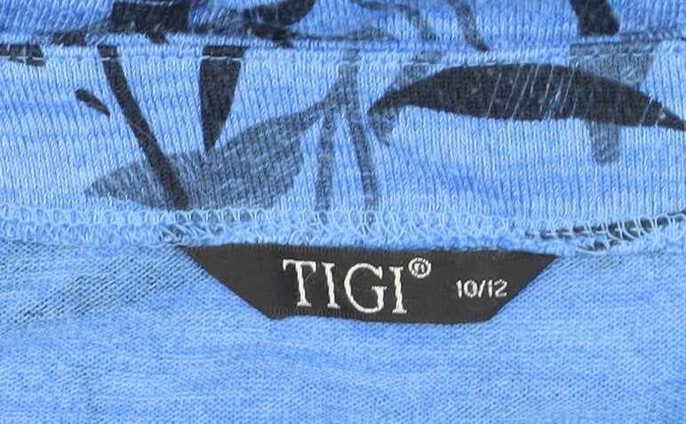 Womens UK Size 10/12 TIGI Blue Pullover Jumper