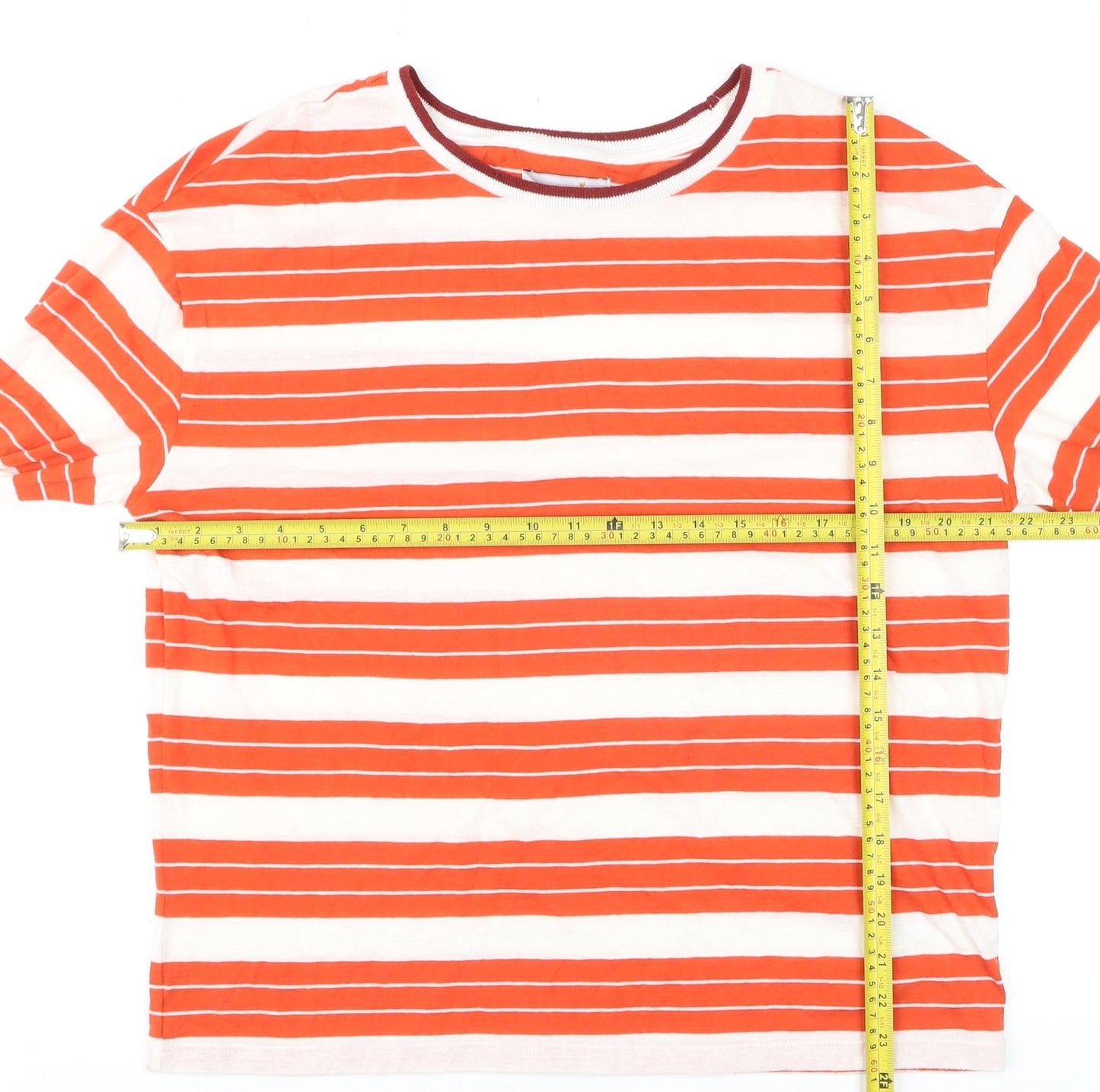 Womens UK Size M Marks and Spencer Multicoloured Basic T-Shirt