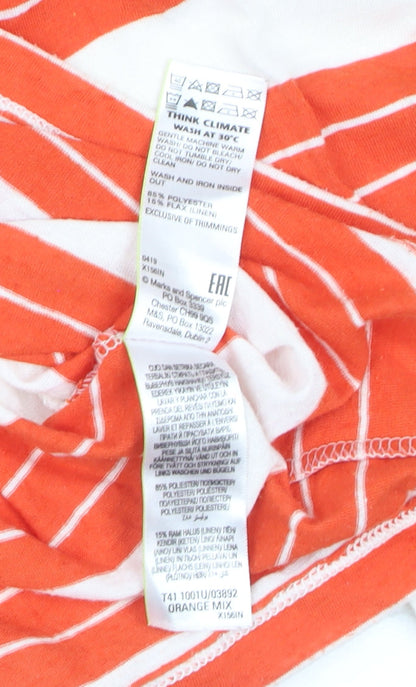 Womens UK Size M Marks and Spencer Multicoloured Basic T-Shirt