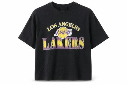 Marks & Spencer Boys Black Los Angeles Lakers NBA Graphic T-Shirt 9-10 Years