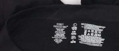 Primark Women's Black Seamless Leggings Size L 14/16 Stretch Comfort