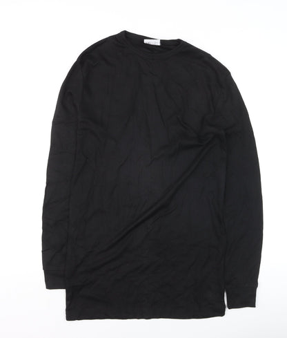 Portwest Women's Black Long Sleeve Basic Crew Neck T-Shirt Size S