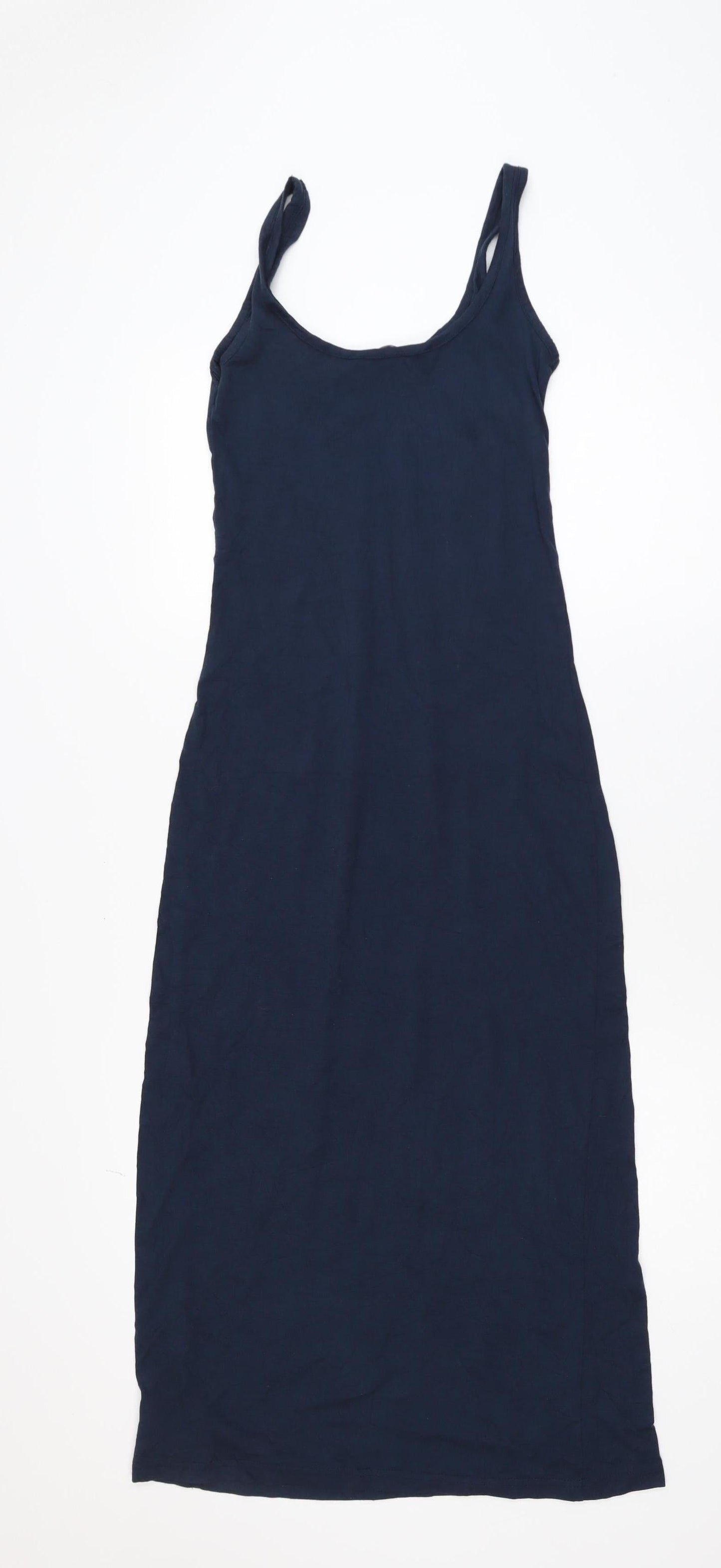 Vero Moda Women's Blue XS Midi Slip Dress Sleeveless Summer