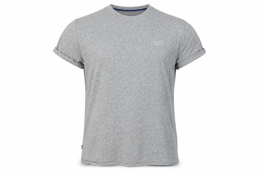 Superdry Men's Grey 2XL Organic Cotton Crew Neck T-Shirt