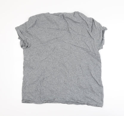 Superdry Men's Grey 2XL Organic Cotton Crew Neck T-Shirt
