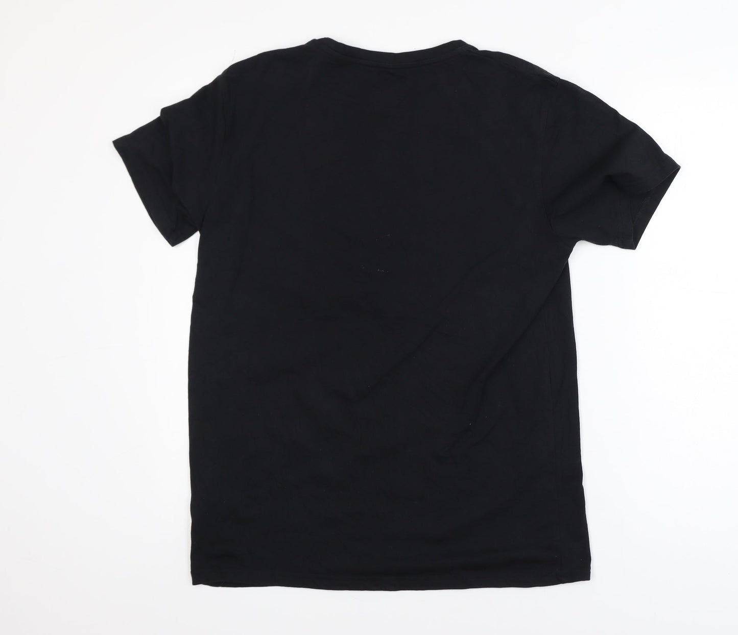 Fjallraven Men's Black Regular Fit Short Sleeve Crew Neck T-Shirt M