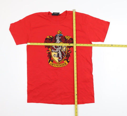 Harry Potter Gryffindor Red Cotton Mens Medium Short Sleeve T-Shirt