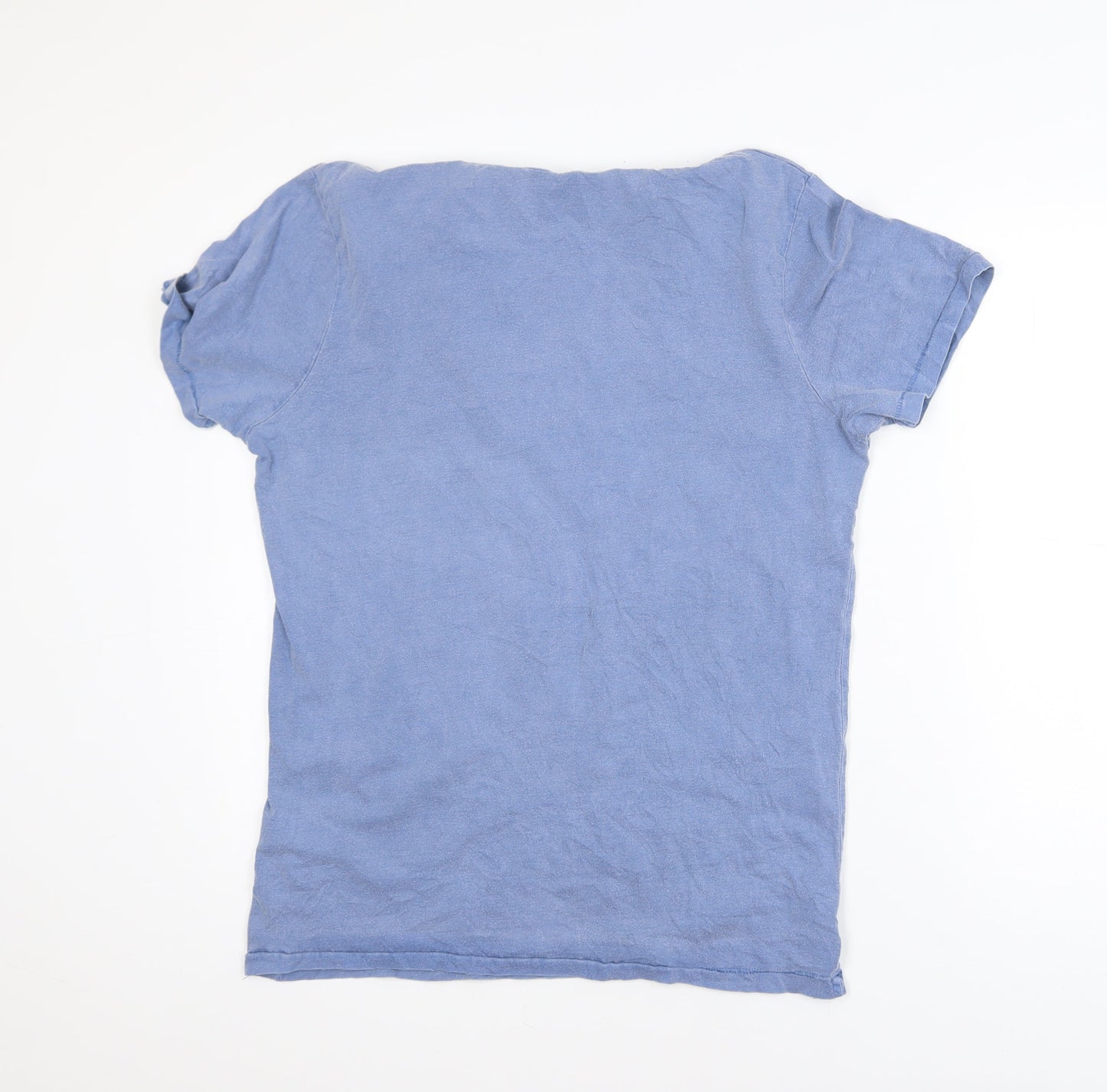 Jack & Jones Men's Blue Vintage Graphic Cotton T-Shirt Size L