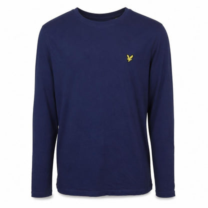 Lyle & Scott Men's Blue Cotton Crew Neck Long Sleeve Sweatshirt S