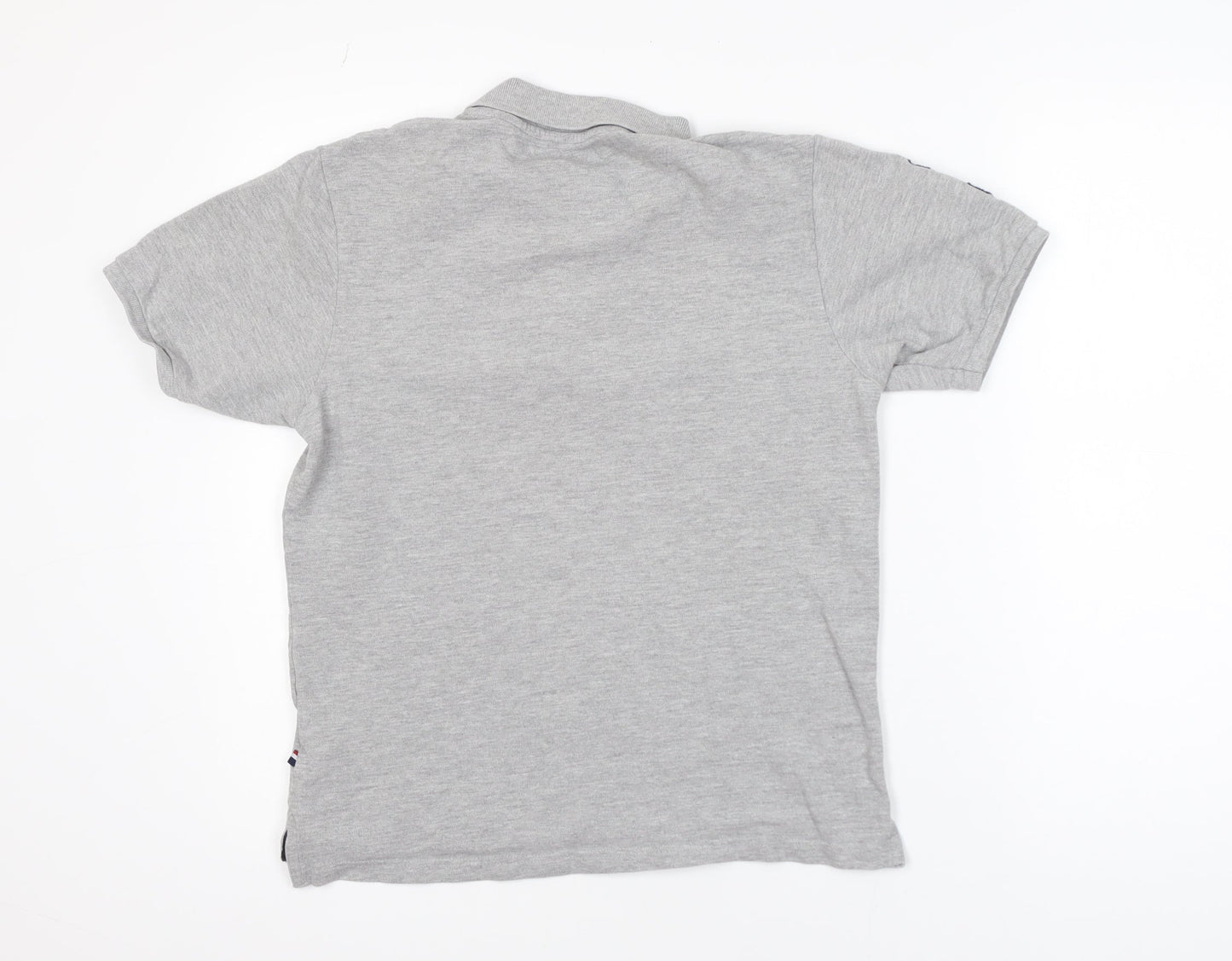 U.S. Polo Assn. Men's Grey Short Sleeve Cotton Polo Shirt Size S