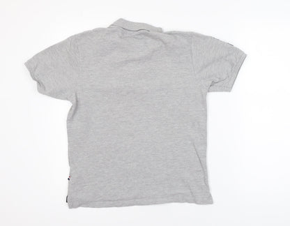U.S. Polo Assn. Men's Grey Short Sleeve Cotton Polo Shirt Size S