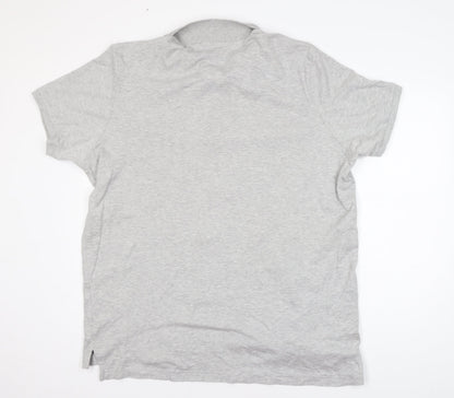 U.S. Polo Assn. Mens Grey XXL Classic Fit Cotton Polo Shirt