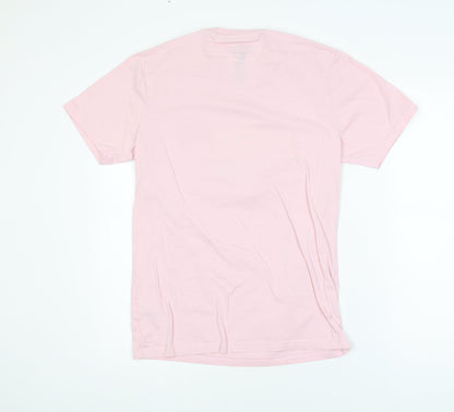 DIFUZED Nerf Pink Women's Small Cotton Crew Neck T-Shirt