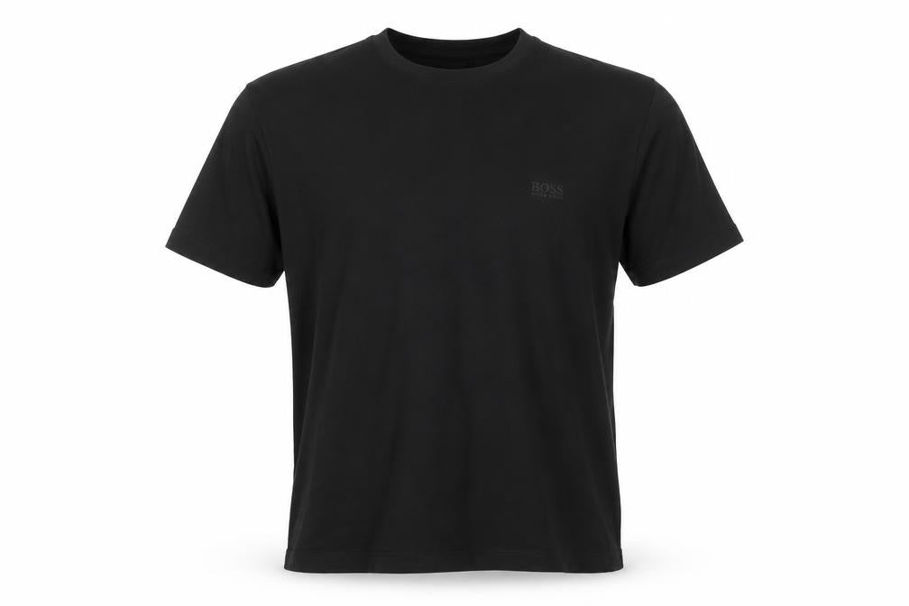 Hugo Boss Mens Black 2XL Short Sleeve Crew Neck Cotton T-Shirt