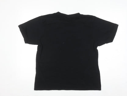 Ellesse Men's Black Short Sleeve Cotton Logo T-Shirt Size S
