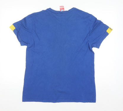 FIFA World Cup Russia 2018 Brazil Blue Men's Small Short Sleeve T-Shirt