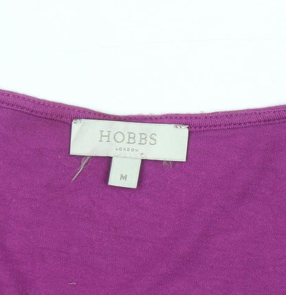 Hobbs Women’s Purple Long Sleeve Scoop Neck Jersey Top M