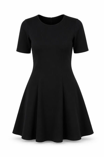 River Island Womens Black Size 10 Fit & Flare Knee Length Dress