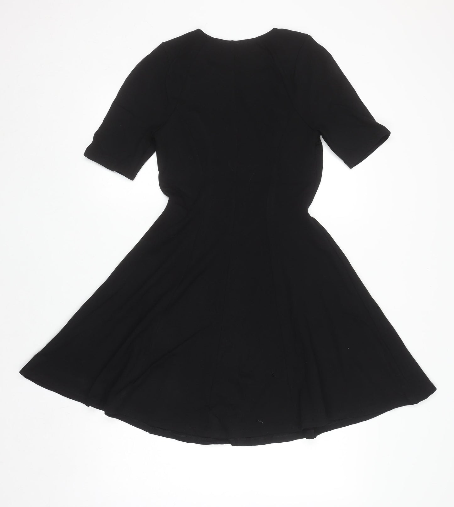 River Island Womens Black Size 10 Fit & Flare Knee Length Dress