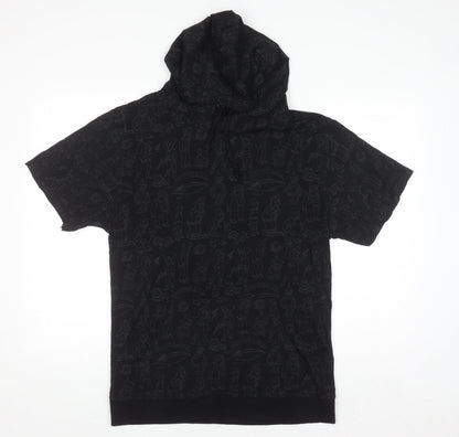 Lootcrate Futurama Men's Black Short Sleeve Pullover Hoodie M