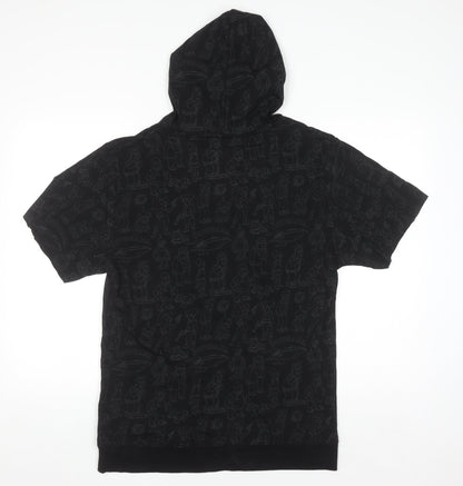 Lootcrate Futurama Men's Black Short Sleeve Pullover Hoodie M