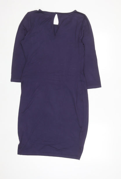 Kilian Kerner Senses Women's Purple Bodycon Knee Length Dress Size M