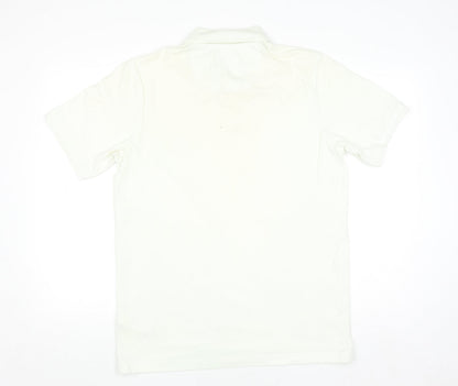 Original Penguin Men’s Ivory Cotton Polo Shirt Size L