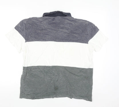 Lacoste Men's Multicoloured Cotton Regular Fit Polo Shirt XL
