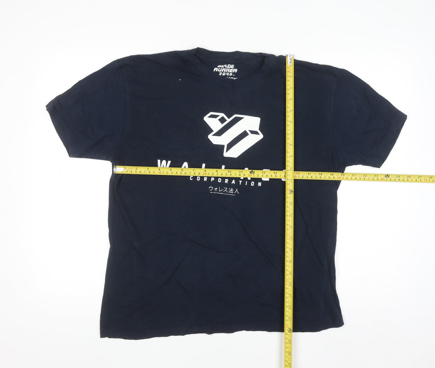 Lootwear Blade Runner 2049 Wallace Corporation Navy Men's L Graphic T-Shirt