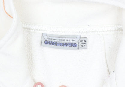 Craghoppers Women’s Ivory Full Zip Fleece Jacket UK 20