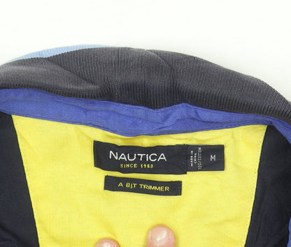 Nautica Men's Blue Slim Fit Cotton Polo Shirt Size M