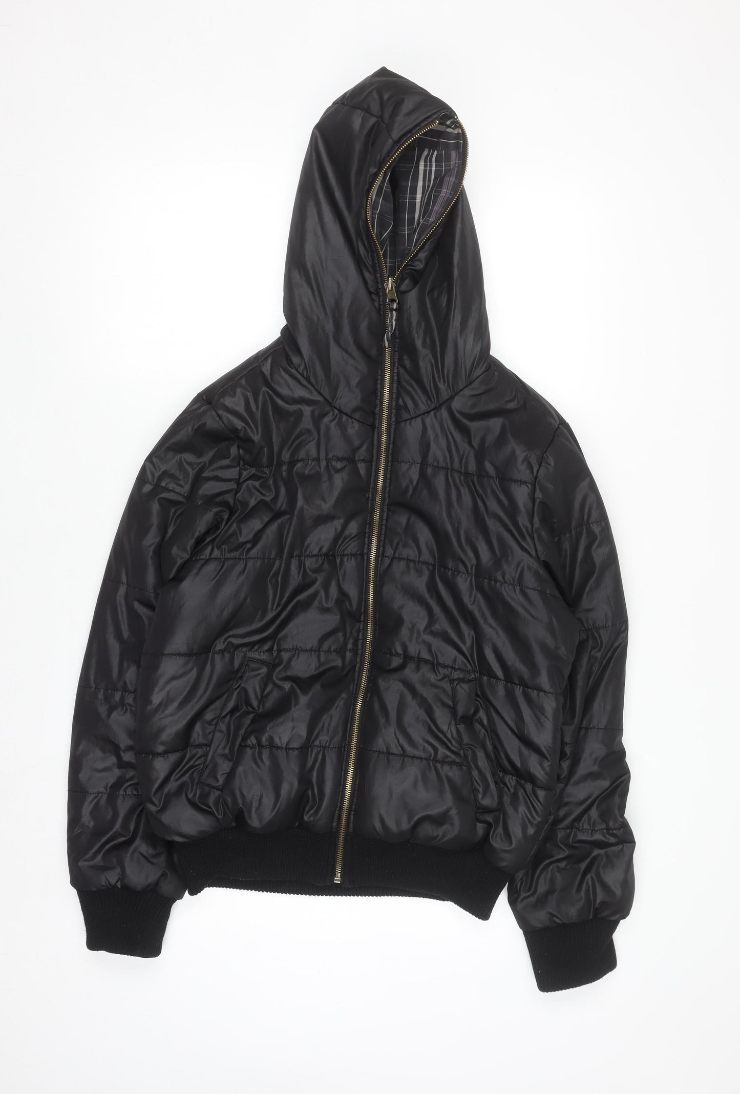 Hang Ten Casual Women's Black L Hooded Puffer Jacket