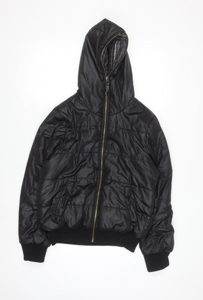 Hang Ten Casual Women's Black L Hooded Puffer Jacket