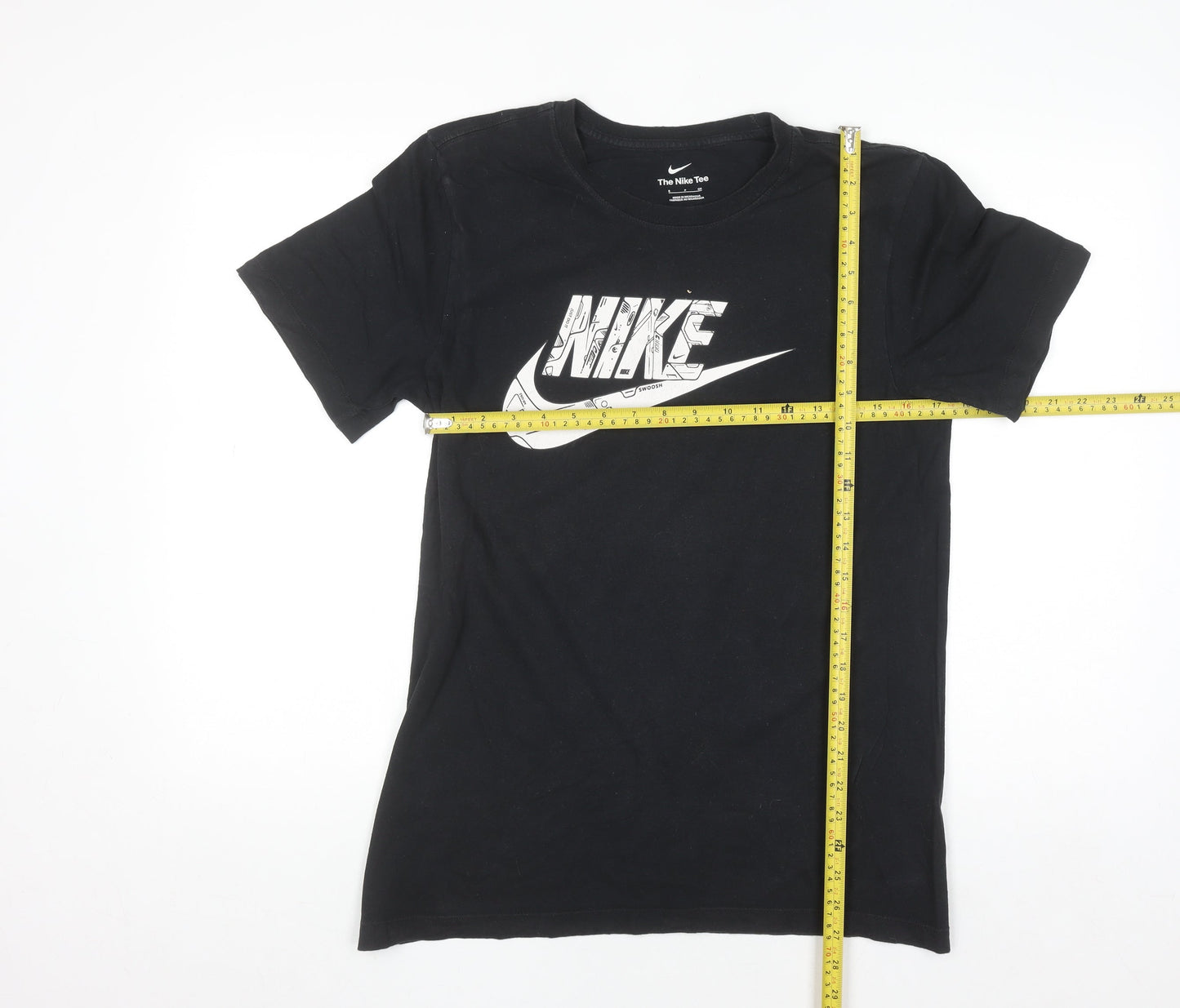 Nike Men's Black Graphic Logo Sports T-Shirt Size S