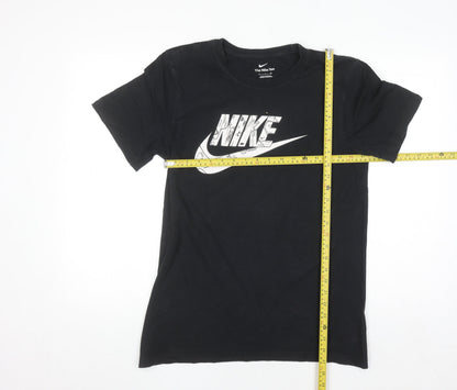 Nike Men's Black Graphic Logo Sports T-Shirt Size S
