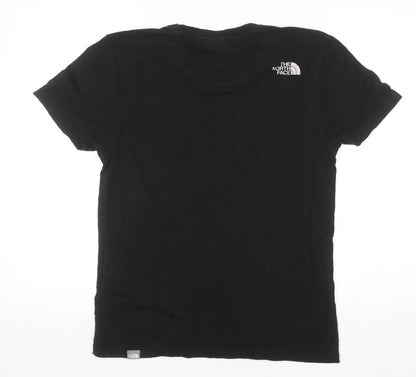 The North Face Men's Black Small Crew Neck Cotton T-Shirt