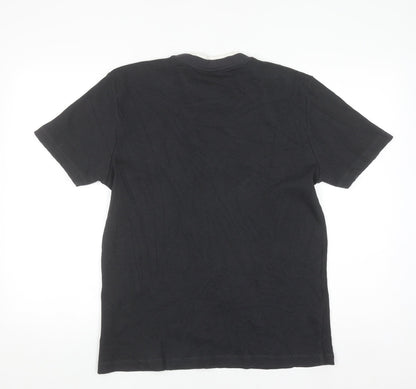 Beymen Club Men's Black XL Short Sleeve Crew Neck T-Shirt