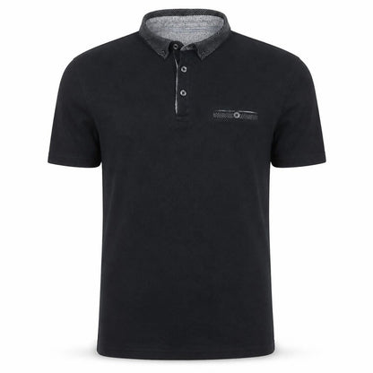 Burton Menswear London Black Short Sleeve Polo Shirt M Regular Fit