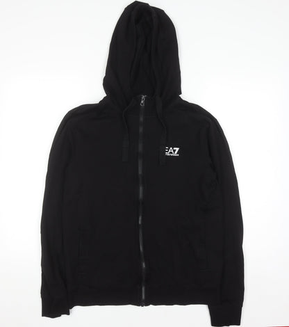 Emporio Armani EA7 Men's Black Full Zip Hoodie Size L