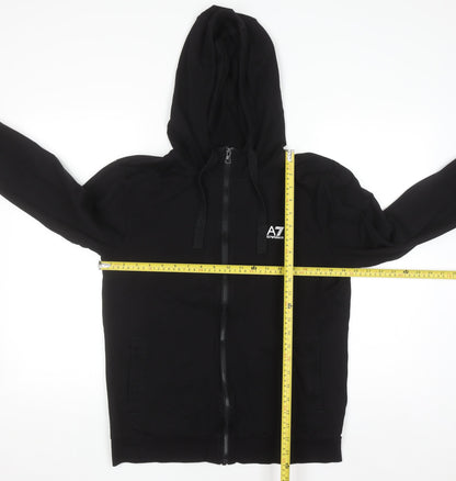 Emporio Armani EA7 Men's Black Full Zip Hoodie Size L